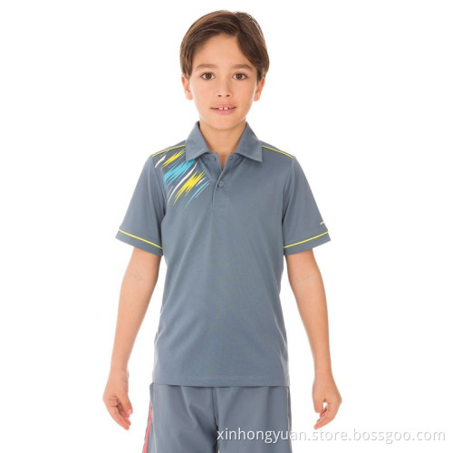 Quick dry boys polo shirt made in india